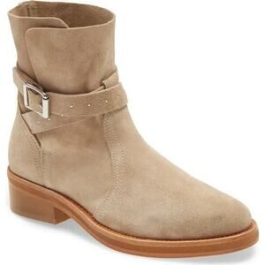 AllSaints Carla Suede Studded Strap Ankle Buckle Boot Women's 39 (US 9) Flawed